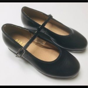 BLOCH - YOUNG GIRLS - SIZE 12.5 - BLACK - MARY JANE - TAP DANCE SHOES